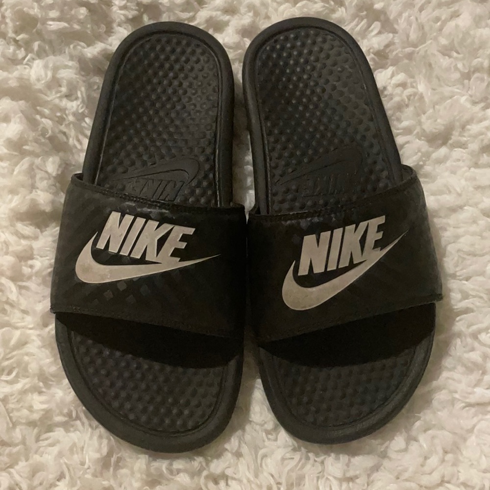 Nike Black Slides